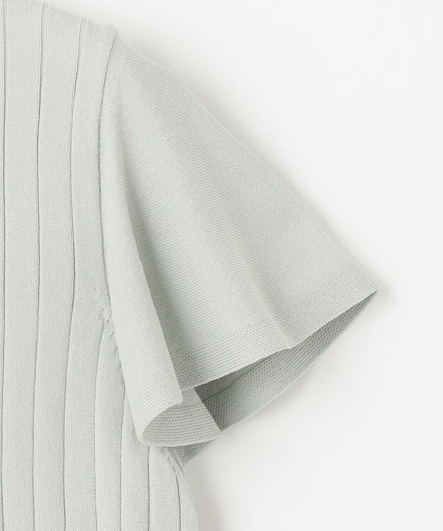 ANY SIS S 【洗える】パール調ポイントフレアスリーブ ニット ミント