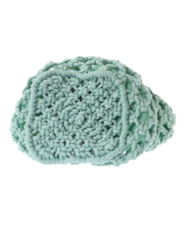 CRAFT STANDARD BOUTIQUE 別注/maison vert マクラメ手編みショルダーバッグ Blue Green