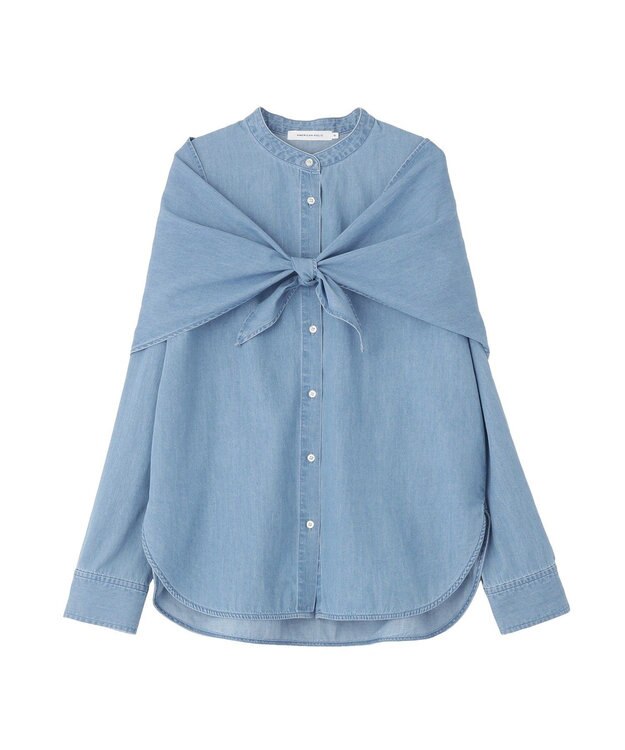 AMERICAN HOLIC スカーフセットデニムシャツ Light Indigo