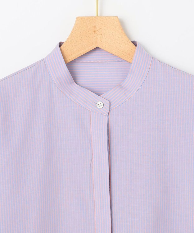 組曲 【WEB限定色あり】フルコーデフリルシャツ 【WEB限定】ブルー×オレンジ系