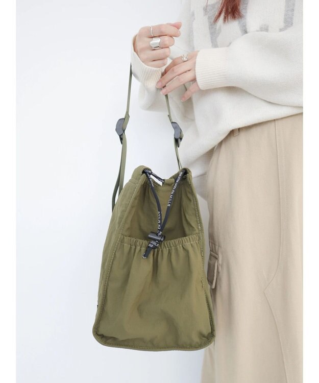 CRAFT STANDARD BOUTIQUE ＜PENDLETON × MARIE INABA＞ DRAW 2WAY BAG Olive