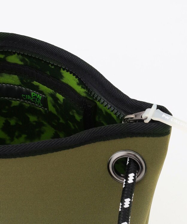 PW CIRCULUS 【25秋冬新色追加！】PW ロゴサコッシュ カートバッグ ゴルフ カーキ系