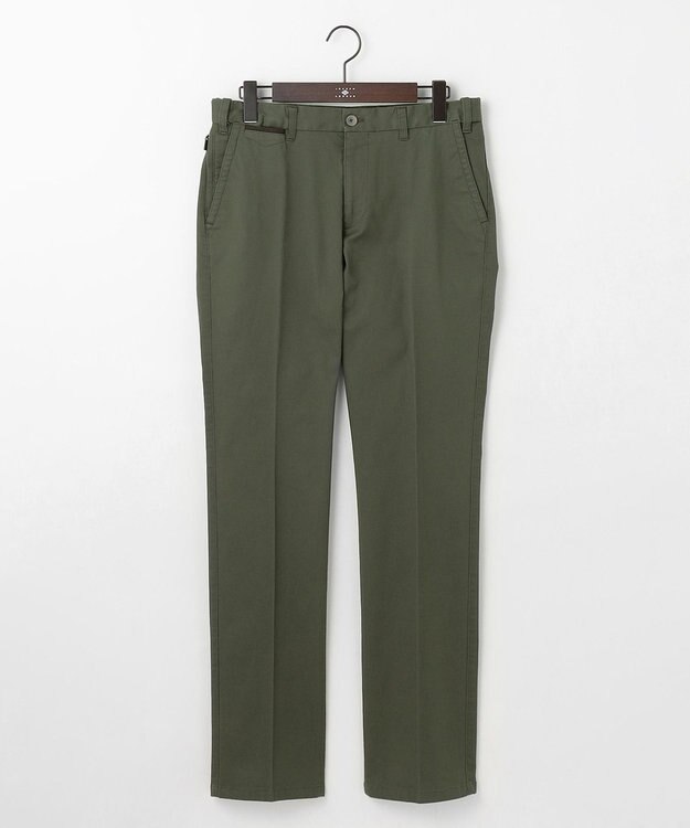JOSEPH ABBOUD 【25SS・ウエストも伸びる！オーガニックコットン使用】ハイパワーオーガニックピケ パンツ ダークグリーン系7