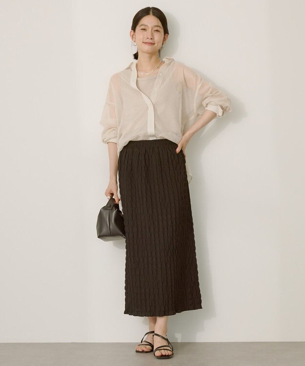 AMERICAN HOLIC ポコポコナロースカート Black