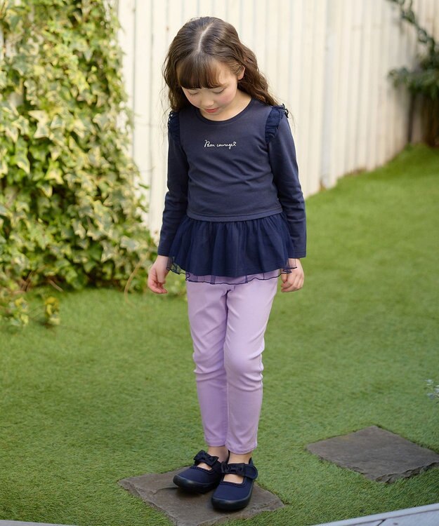 ANY KIDS 7days ドリームストレッチ パンツ ラベンダー