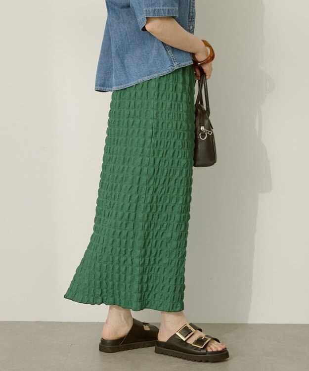 AMERICAN HOLIC ポコポコナロースカート Green