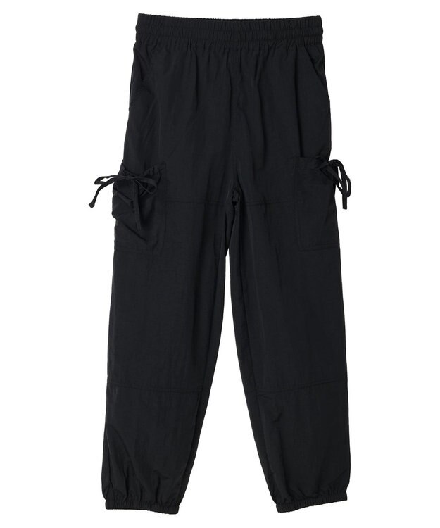Green Parks ・ＥＬＥＮＣＡＲＥ　ＤＵＥリボンポケットカーゴパンツ Black