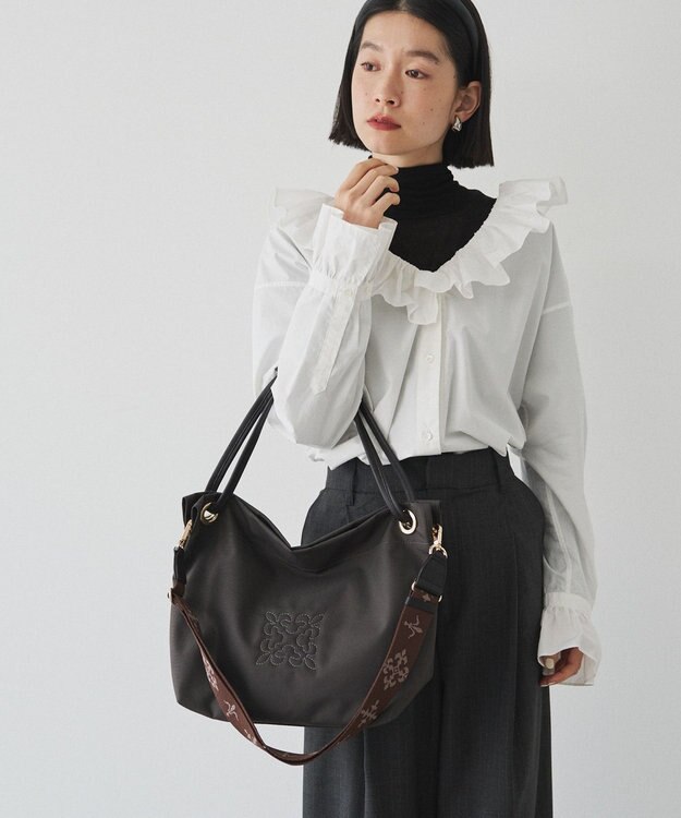 russet コーデュラナイロン3WAYトートバッグ(CE-1662) D.Brown