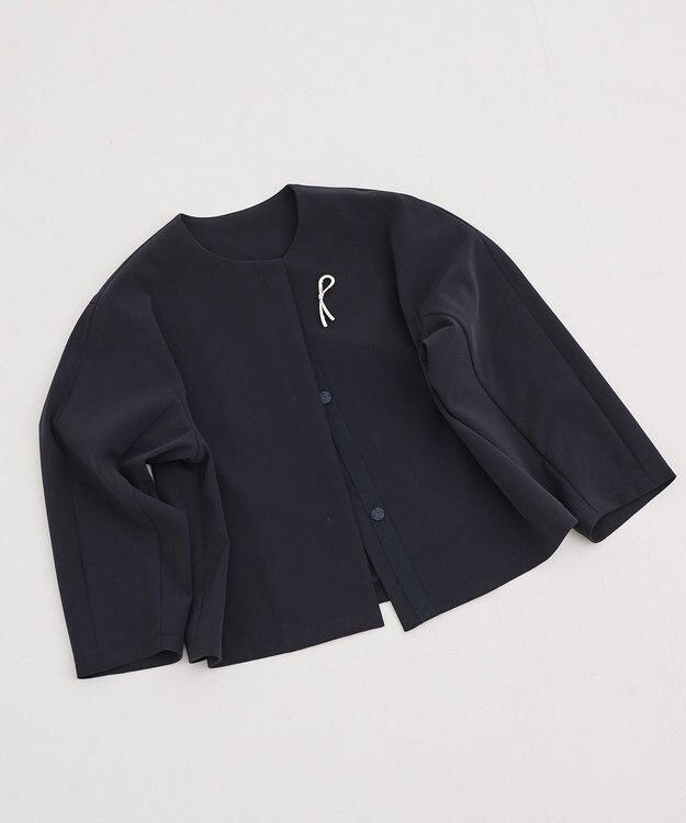 #Newans 【セレモニーにも】シングルリボンブローチ シルバー系