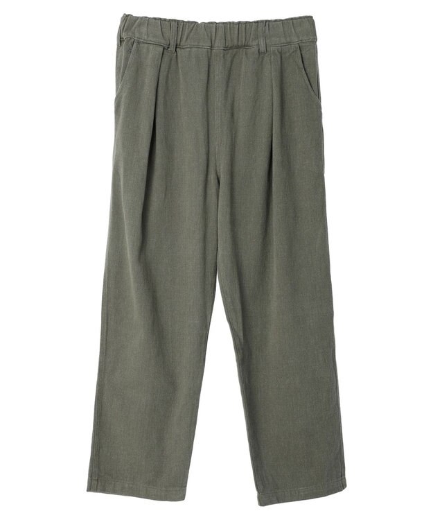 CRAFT STANDARD BOUTIQUE ピグメントツイル　Ｗタックリラックスパンツ Khaki