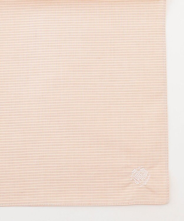 J.PRESS MEN ストライプハンカチ ブラウン系1