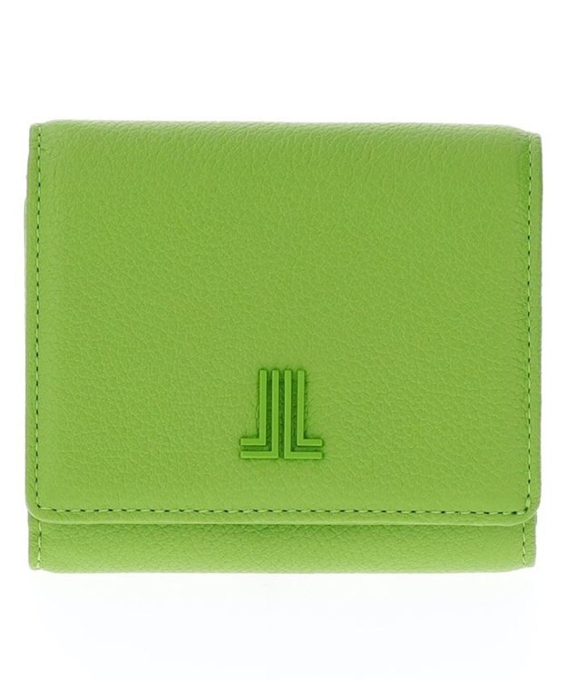 LANVIN en Bleu カリヨン 三つ折り財布 ライトグリーン