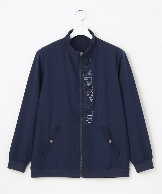 23区GOLF 【MEN】【ストレッチ・撥水】ストレッチタフタ ブルゾン ネイビー系