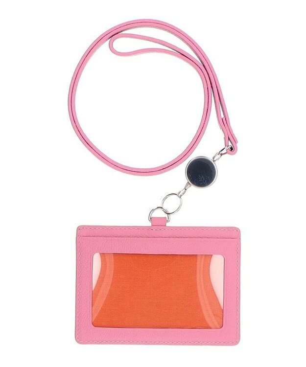 LANVIN en Bleu カリヨン リール付きIDケース ピンク