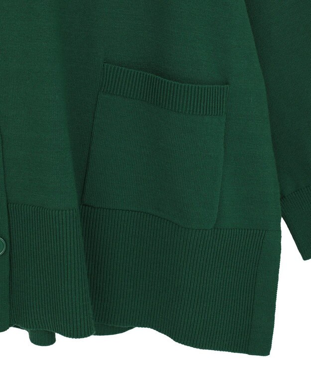 AMERICAN HOLIC バイパチVネックルーズカーディガン Green