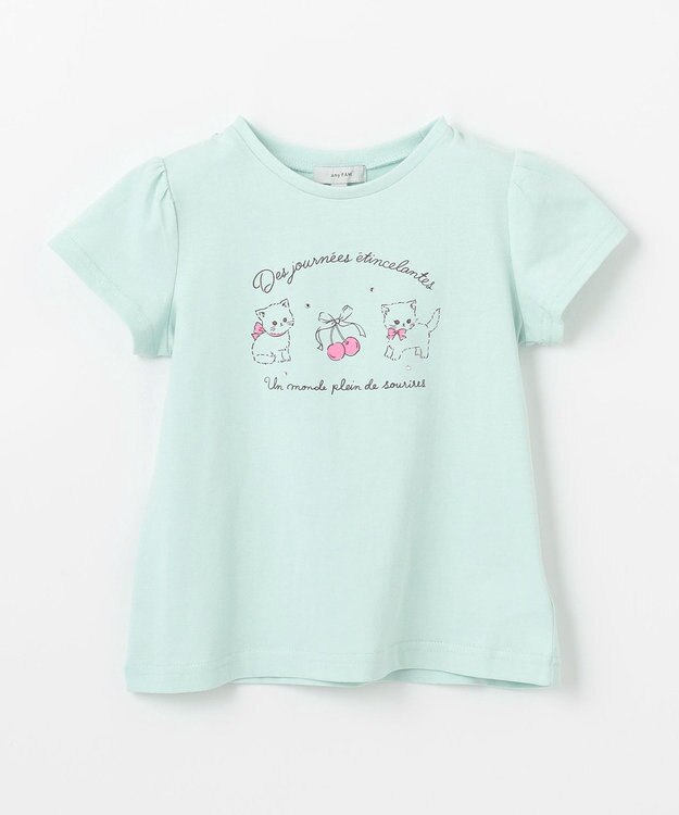 ANY KIDS セーラーカラー Tシャツ ミント
