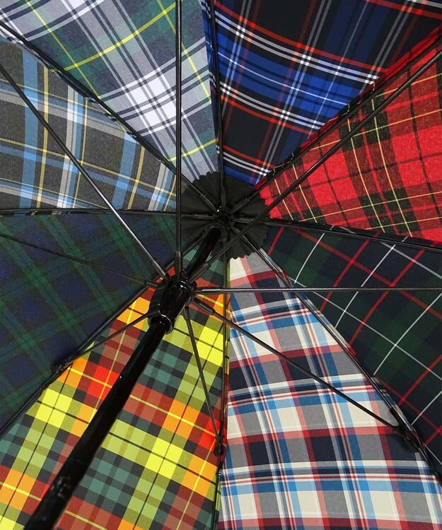 +RING UNISEX プラスリング 長傘 CHK T972 マルチカラー