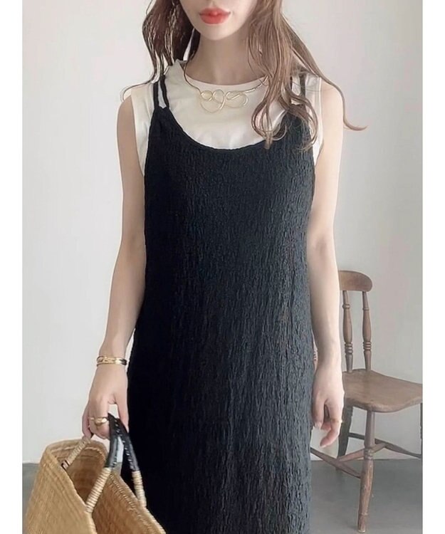 Green Parks ＪＱＤカットワンピース Black