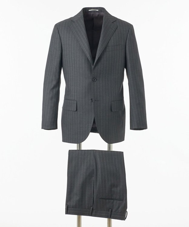 J.PRESS MEN 【WEB・一部店舗限定】インテリジェントストライプ スーツ グレー系2