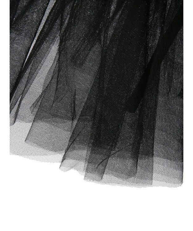 Green Parks マルチｗａｙチュールプリーツベルト Black