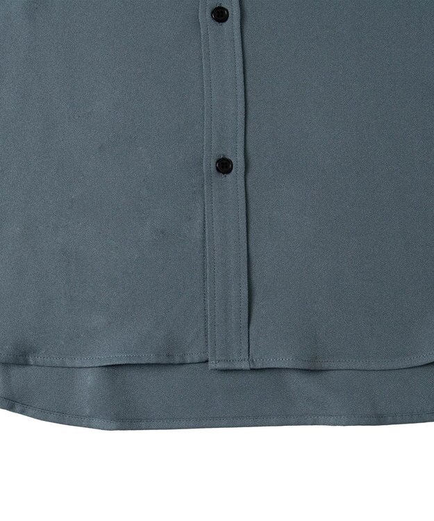 WEGO アムンゼンワンポイントBIGシャツ（S） サックス