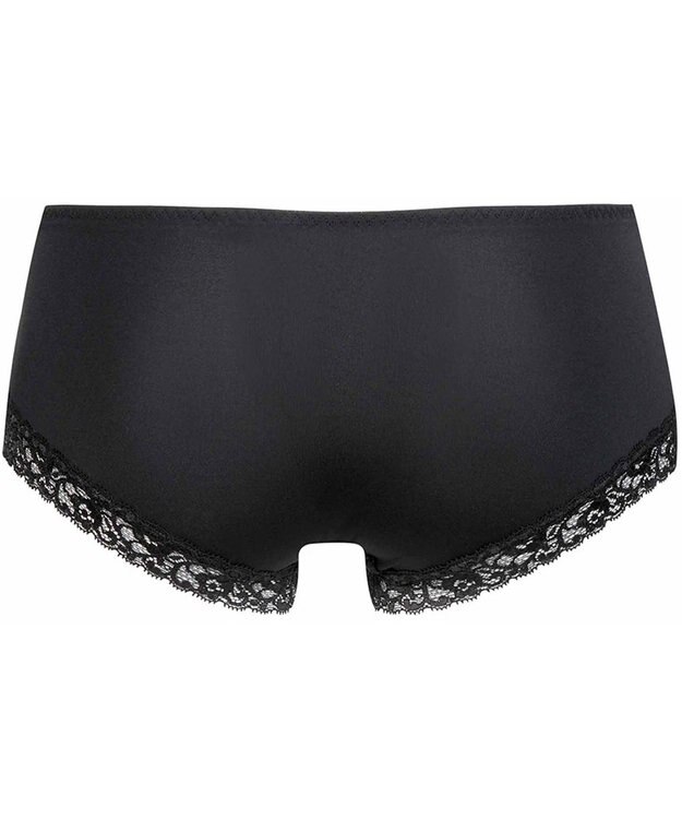 WACOAL ボーイレングス ショーツ BXC408とペア はきこみ丈あさめ レディース PXC608 /ワコール ブラック