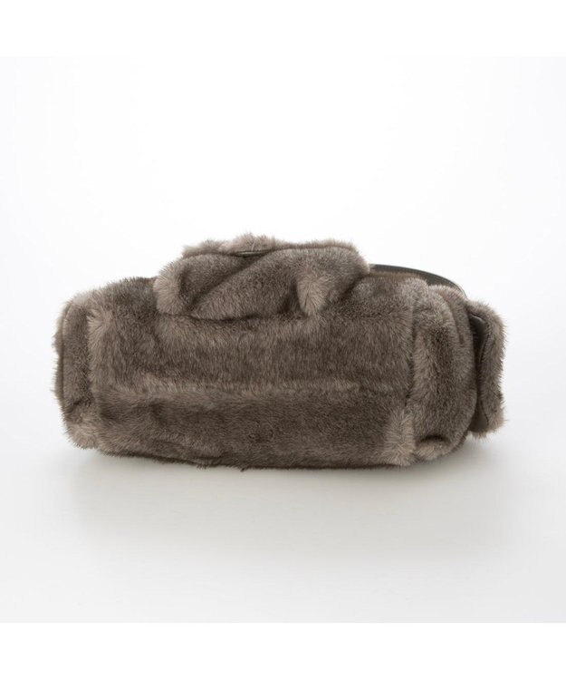 UNBILLION カシュカシュ cachecache / フェイクファーフラップポケット付き2wayショルダー GY