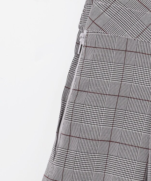 組曲 KIDS 【150-170㎝】 グレンチェックキュロット グレー