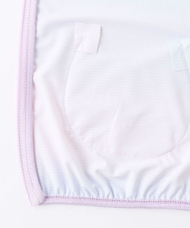 ANY KIDS サラサラ UVカット パーカー レインボー