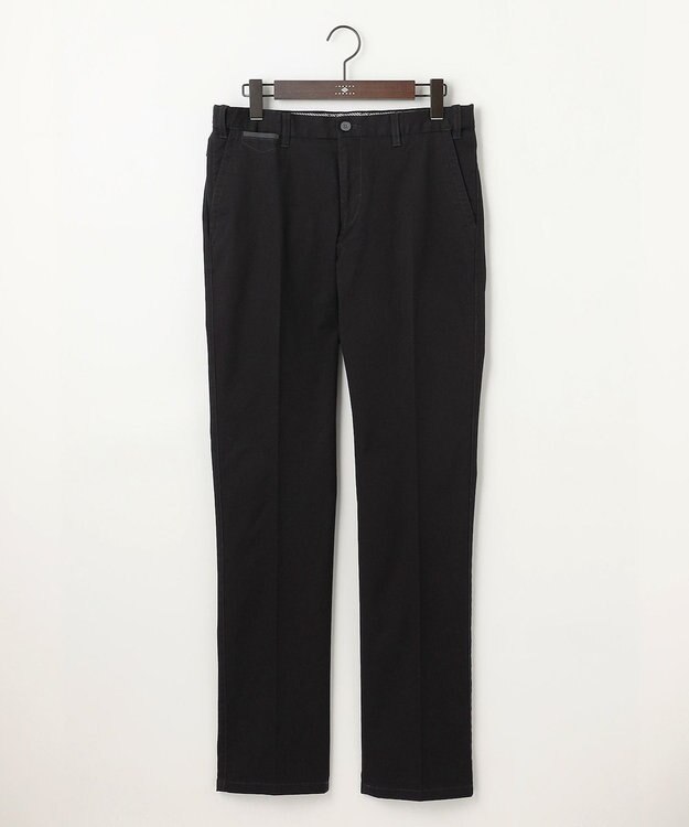 JOSEPH ABBOUD 【ウエストも伸びる！・新色追加】オーガニックストレッチパンツ ブラック系