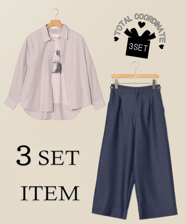 ONWARD Reuse Park 3セット商品/サイズ2【any SiS】ブラウス春夏×カットソー春夏×パンツ春夏 その他