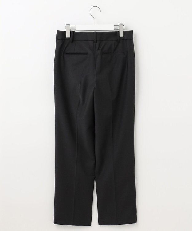 J.PRESS LADIES L BAHARIYE SOLID テーパード パンツ ブラック系