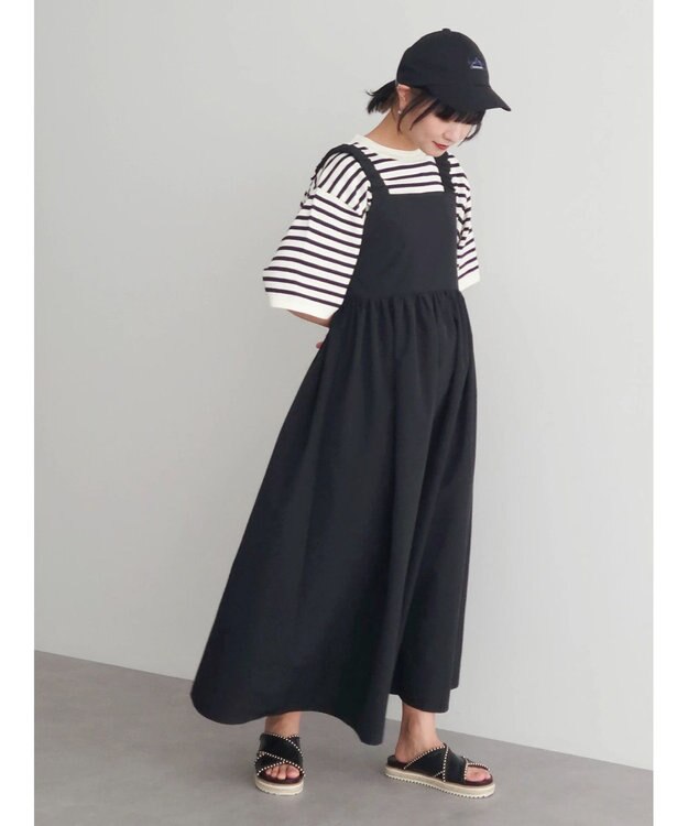 Green Parks 洗えるニットＴシャツ Off White