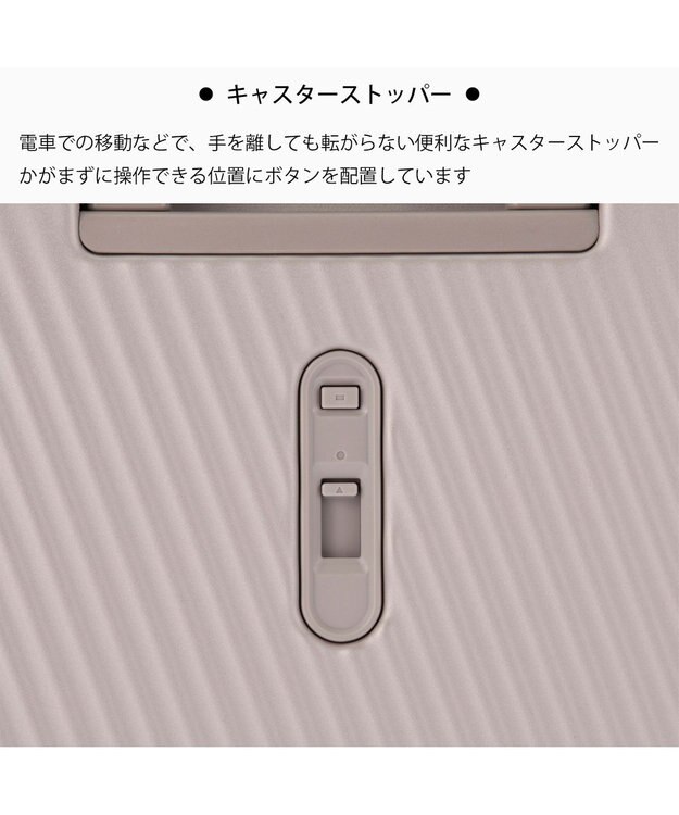 ACE BAGS & LUGGAGE W&.Day/Night ピーロ スーツケース 52L 05422 ダブルアンドデイナイト モーヴグレー