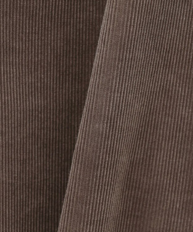 J.PRESS LADIES L 【洗える・吸水速乾】AIRDUROY LIGHT コーデュロイ スカート ブラウン系