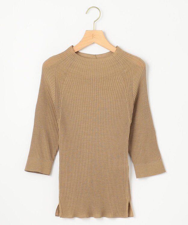 組曲 ベーシック シアーニット ベージュ系