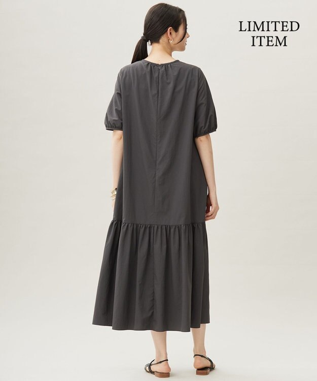 自由区 【カタログ掲載・WEB限定・接触冷感・UVカット・洗える】ファンクショナル ドレス セピア