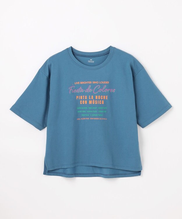 ANY ANYファンクションロゴTシャツ ブルー