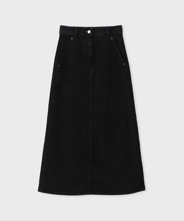 Paul Smith ブラック デニム ロング スカート ブラック