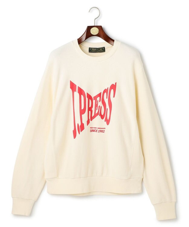 J.PRESS MEN 【WEB・一部店舗限定】Vintage J.PRESS Logo Sweatshirt ホワイト系