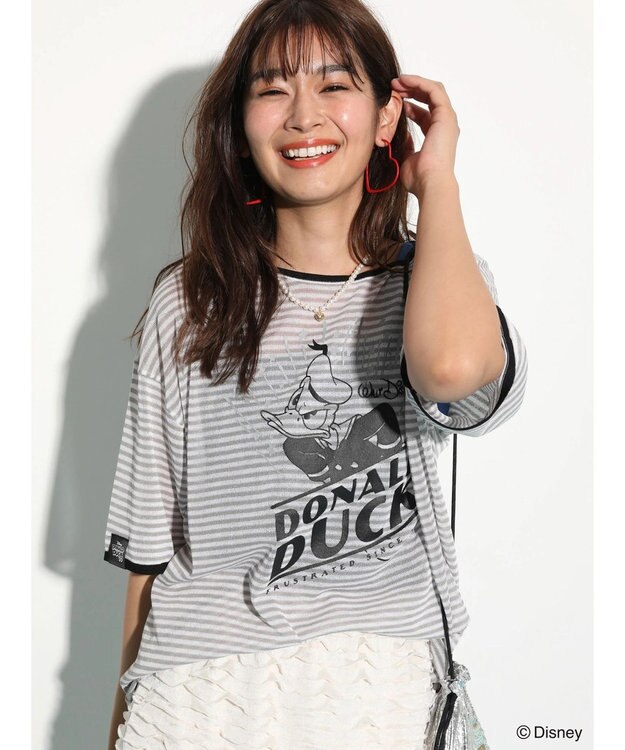 Green Parks ドナルドダック９０ｔｈ／シアーニットプルオーバー Border