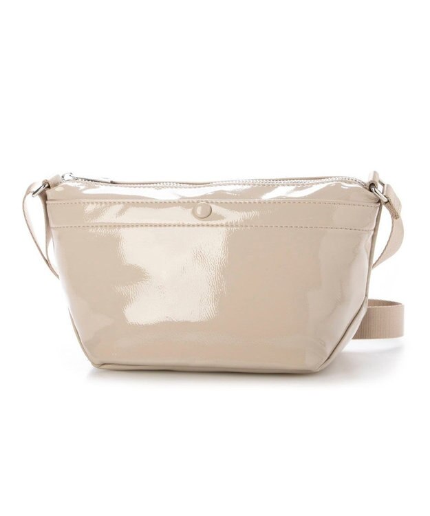 UNBILLION カシュカシュ cachecache / ソフトエナメル舟型ショルダー アイボリー