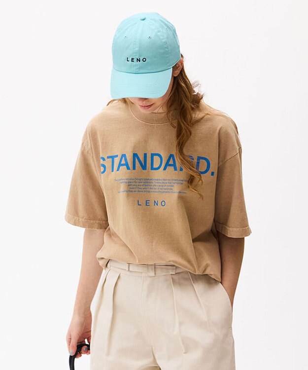 LENO LENO LOGO STONE WASH CAP《UNISEX》/ LENOロゴキャップ SAXE BLUE