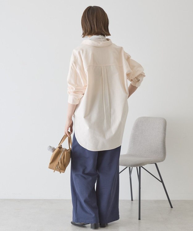 AMERICAN HOLIC センタータックワイドスウェットパンツ Dark Navy