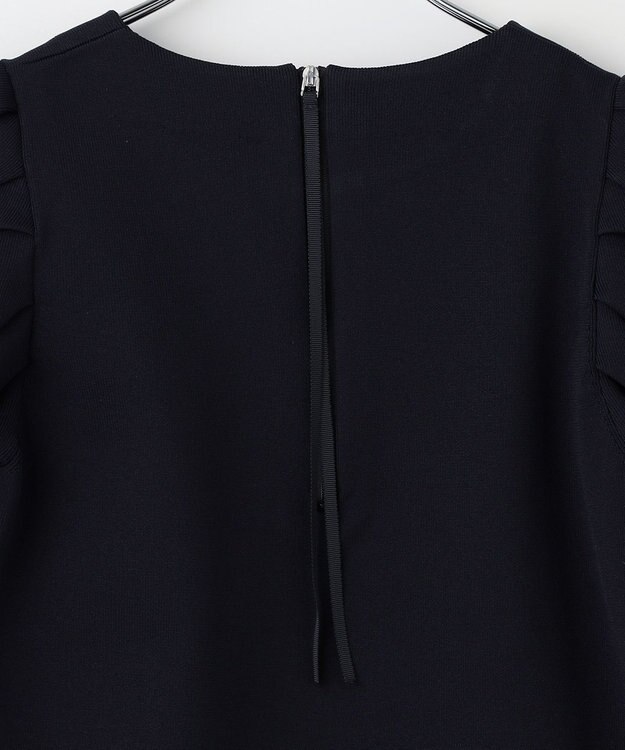 #Newans 【セレモニーにも】パフスリーブニット ネイビー