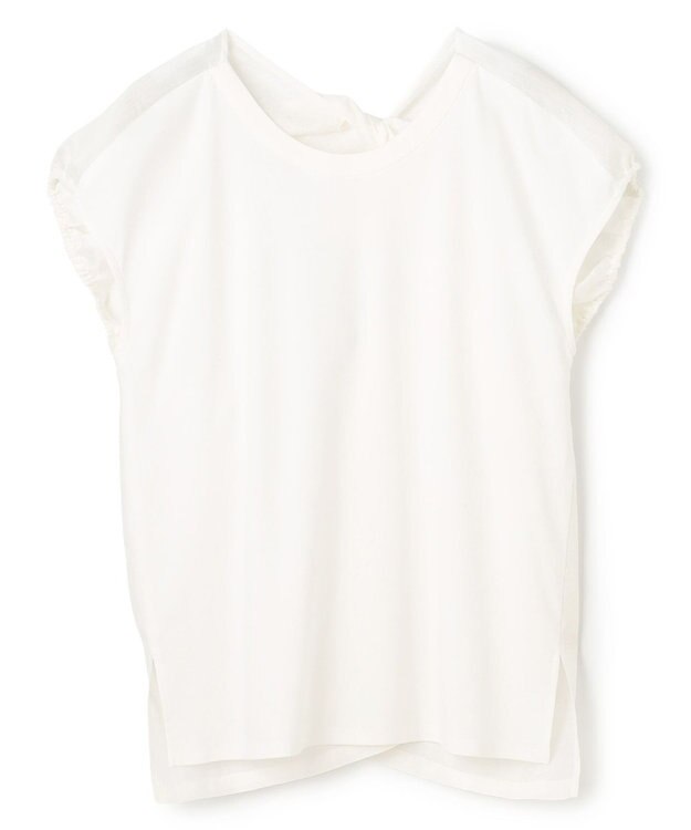 BEIGE， ZEOLITE / バックツイスト コンビトップス White