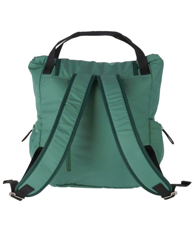 tsumori chisato CARRY ネコメタル リュック 手提げ ハンドバッグ 2way グリーン