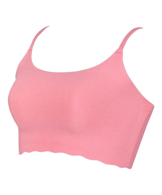 WACOAL 【GOCOCi ゴコチ】 ノンワイヤー ハーフトップ 伸びのよい素材を使用 ムレにくく快適 フラット仕上げ ホックなし ブラトップ レディース CGG220 /ワコール ロマンピンク