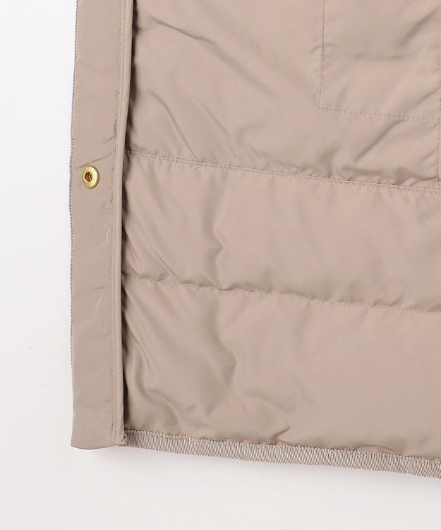 ANY フレンチダウンロングコート モカ