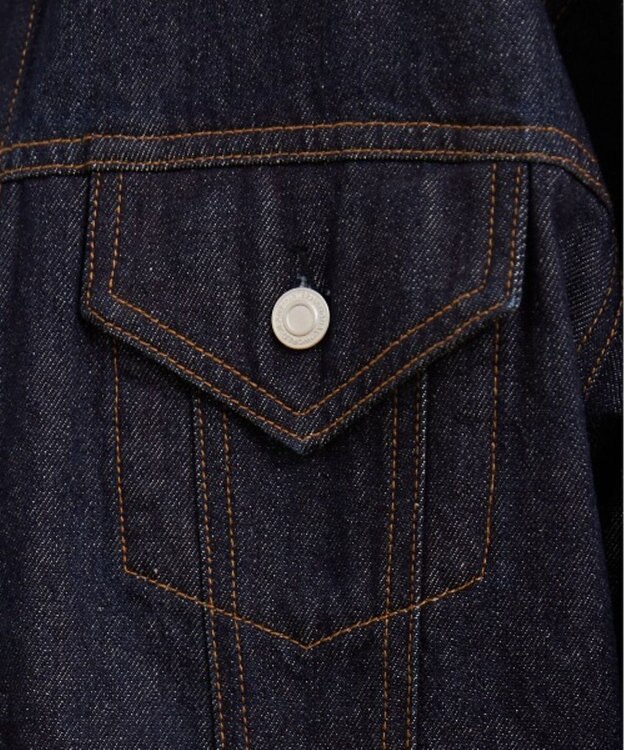 WEGO 【ANGIE VINTAGE】ビッグシルエットデニムジャケット / オーバーサイズGジャン ネイビー